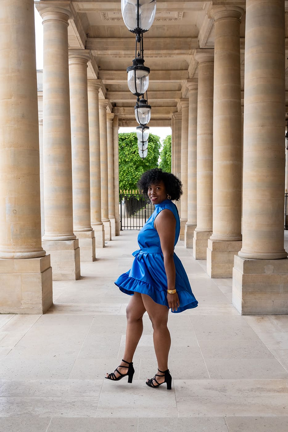 ROBE BLEUE MANGUITA
