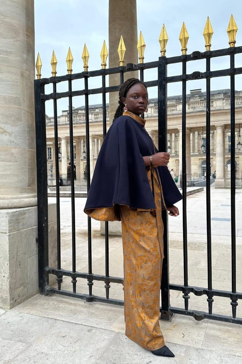 ENSEMBLE CAPE ELEGANCE JAUNE