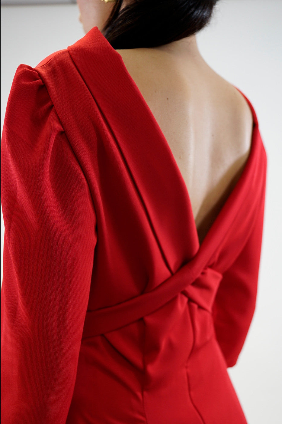 ROBE GLAMOUR ROUGE